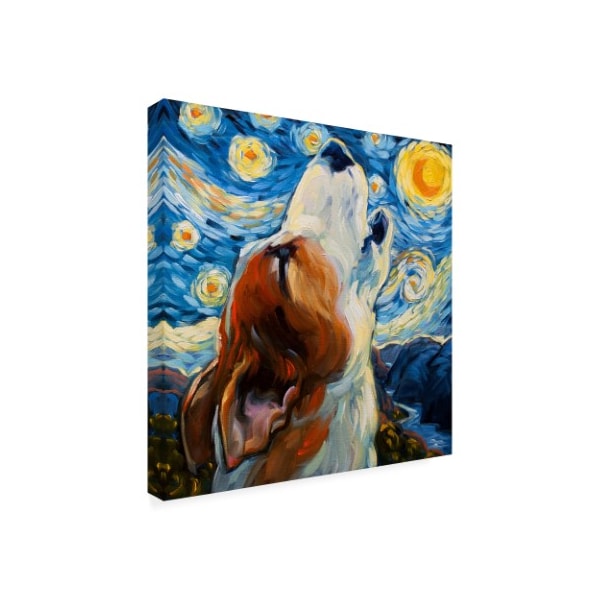 CR Townsend 'Sing Starry Night' Canvas Art,18x18